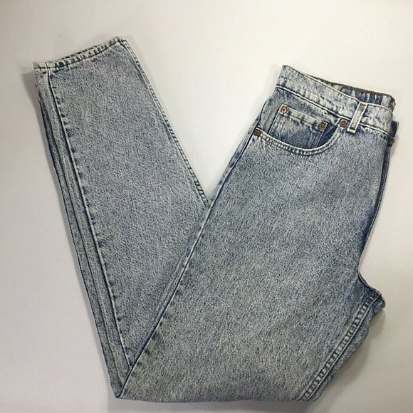 Vintage Levis 550~Acid Wash~Tall~Tapered Leg~USA~ - Picture 6 of 10